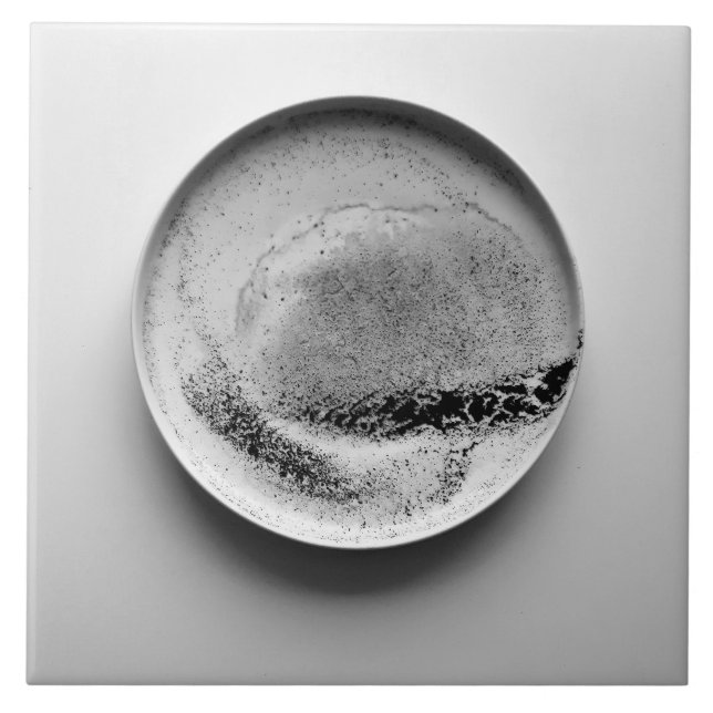 Azulejo Coffee Grounds Foto Tile Cerámico (Frente)