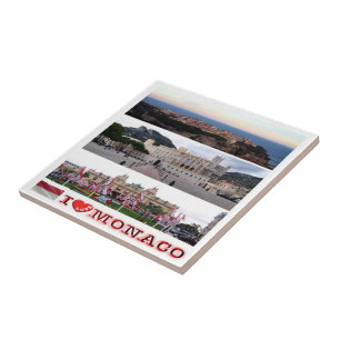 Azulejo colage de zMC034 MONACO "I Love",