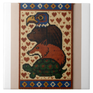 Azulejo Colas de animales de tótem