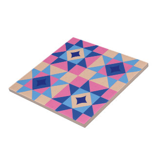 Azulejo Colcha de bloque de estrellas modernas