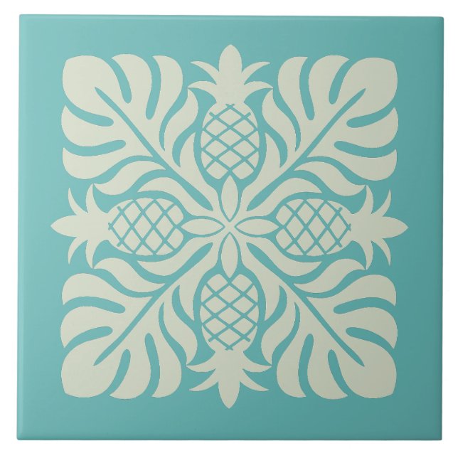 Azulejo Colcha Hawaiana Piña (Frente)