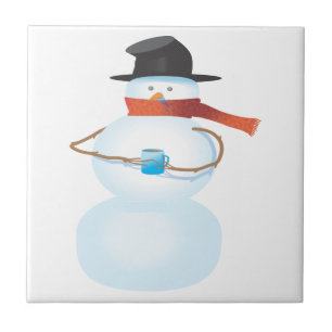 Azulejo Cold Snowman