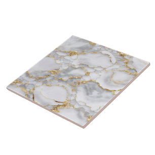 Azulejo Colección de ácidos de mármol popular de oro blanc