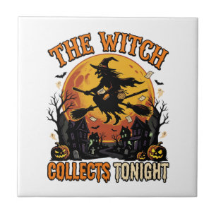 Azulejo Colección de Brujas de Halloween Humor