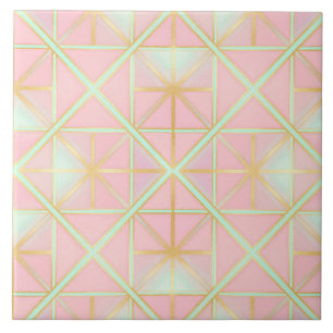 Azulejo Colección de lujo trendy rosa rubor suave menta do