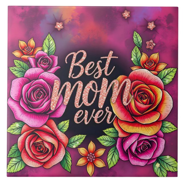 Azulejo Colección de regalos florales modernos de lujo (Frente)