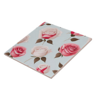 Azulejo Colección de Rosas de moda de Love Vintage
