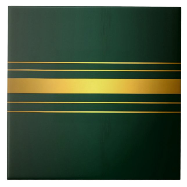 Azulejo Colección de textura de línea de lujo en Green Gol (Frente)