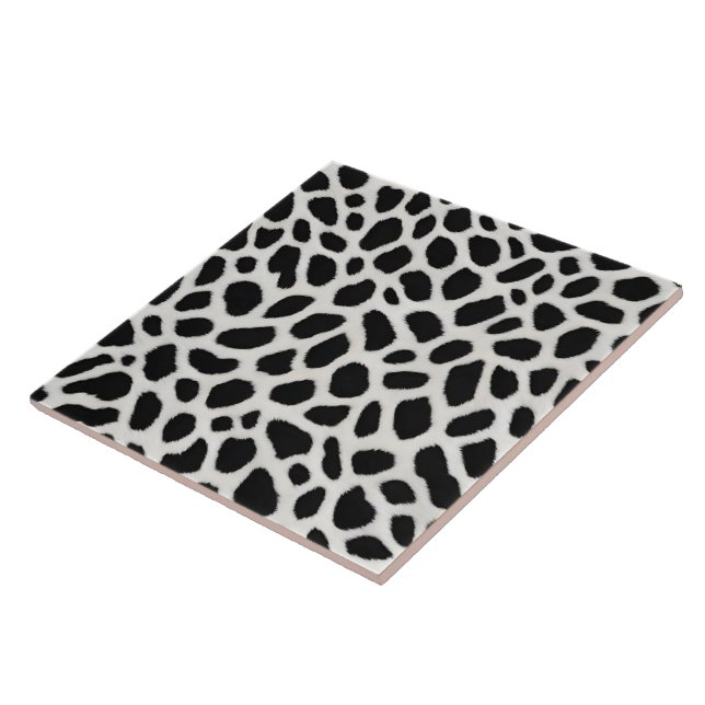 Azulejo Colección elegante de Leopardo Blanco de lujo (Lado)