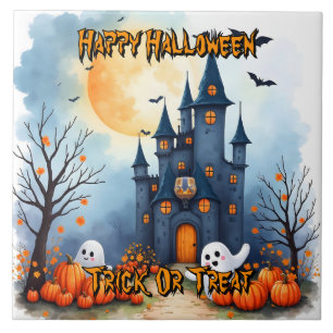 Azulejo Colección Espeluznante de Halloween Moderna y Ador