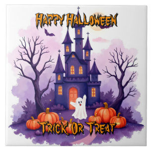 Azulejo Colección Espeluznante de Halloween Popular y Boni