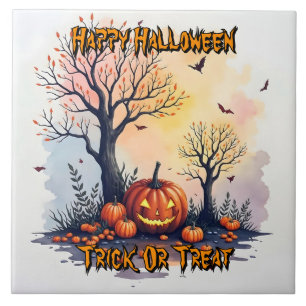 Azulejo Colección Espeluznante y Linda de Halloween de Mod