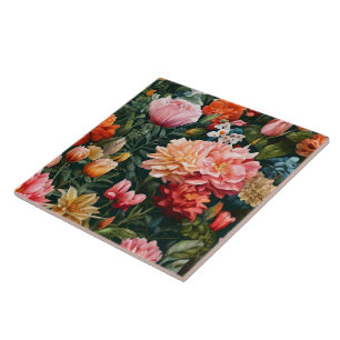 Azulejo Colección floral acuática de moda