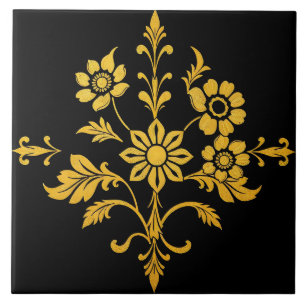 Azulejo Colección floral elegante de lujo