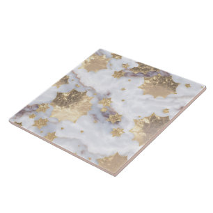 Azulejo Colección Gold White Popular de Agrimenados de Már