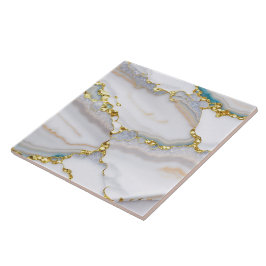 Azulejo Colección Gold White Trendy Marble Agate