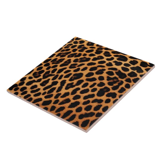 Azulejo Colección Leopard Modern Cat Animal Print (Lado)