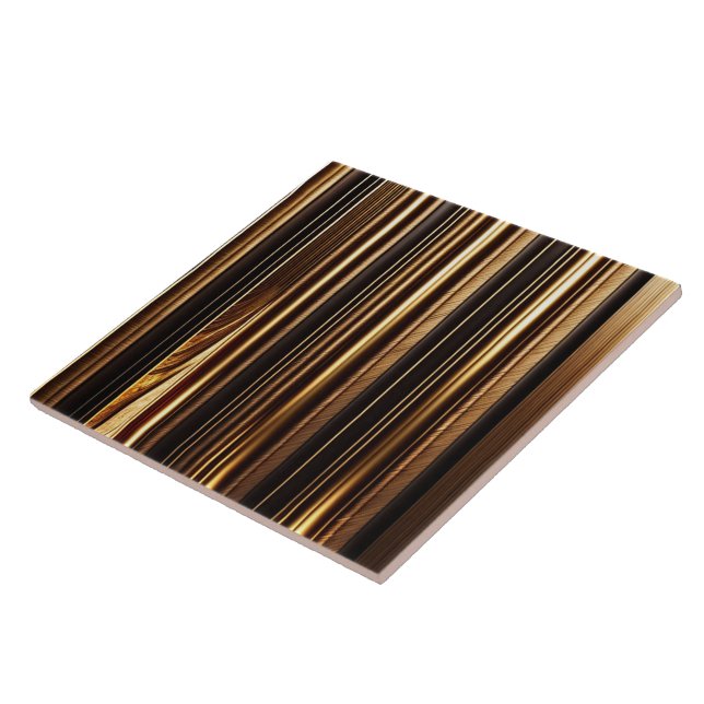 Azulejo Colección moderna de arte de la madera de oro Lamp (Lado)