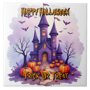 Azulejo Colección Moderna de Halloween Espeluznante y Lind