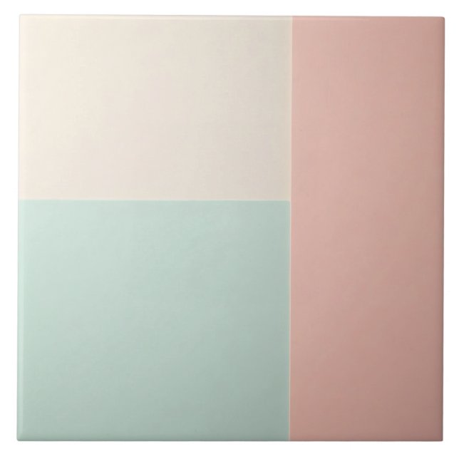 Azulejo Colección Popular Abstract Blush Rosa Menta (Frente)
