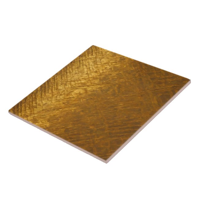 Azulejo Colección popular de arte negro dorado (Lado)