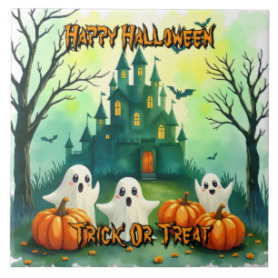 Azulejo Colección Popular de Halloween Lindo y Espeluznant
