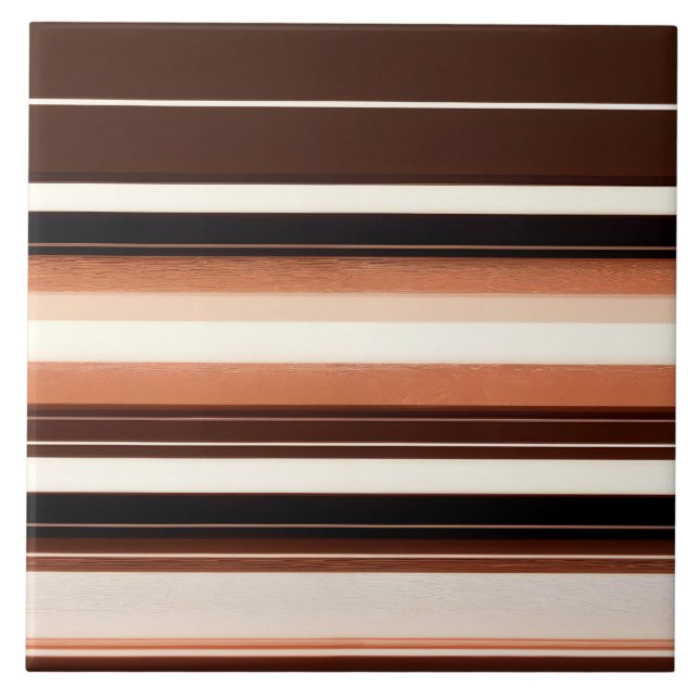 Azulejo Colección popular de textura de lino blanco marrón (Frente)