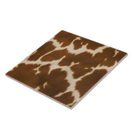 Azulejo Colección popular elegante de cuero falso de vaca