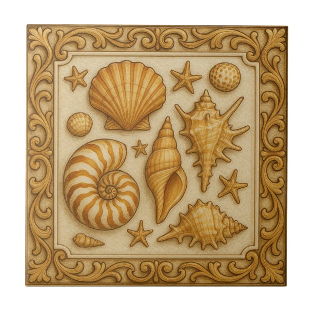 Azulejo Colección Seashells (Frente)