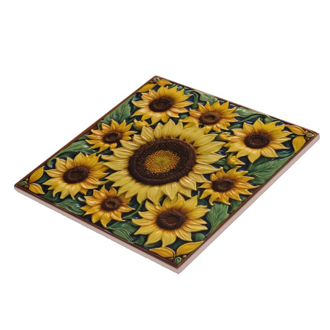 Azulejo Colección Sunflowers Popular Beautiful (Lado)