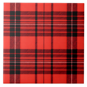 Azulejo Colección Tartán Plaid Red Tradicional Moderna