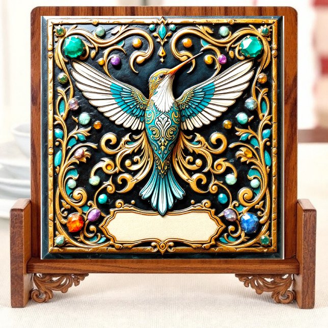 Azulejo colibrí en vuelo (Subido por el creador)