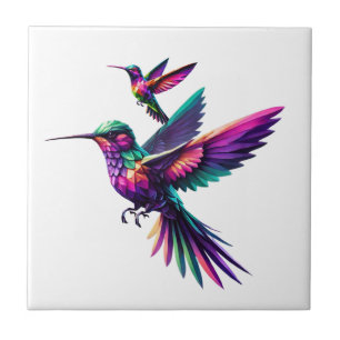 Azulejo Colibrí prisma multicolor