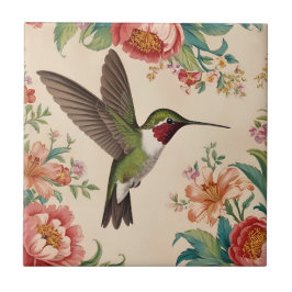 Azulejo Colibrí Vintage