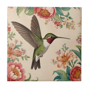 Azulejo Colibrí Vintage