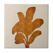 Collage de la planta bananera de cobre