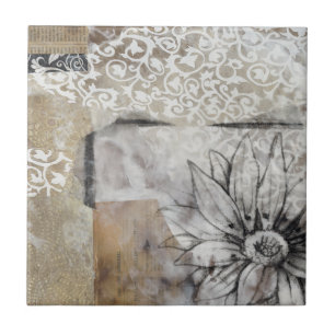 Azulejo Collage Fleur II