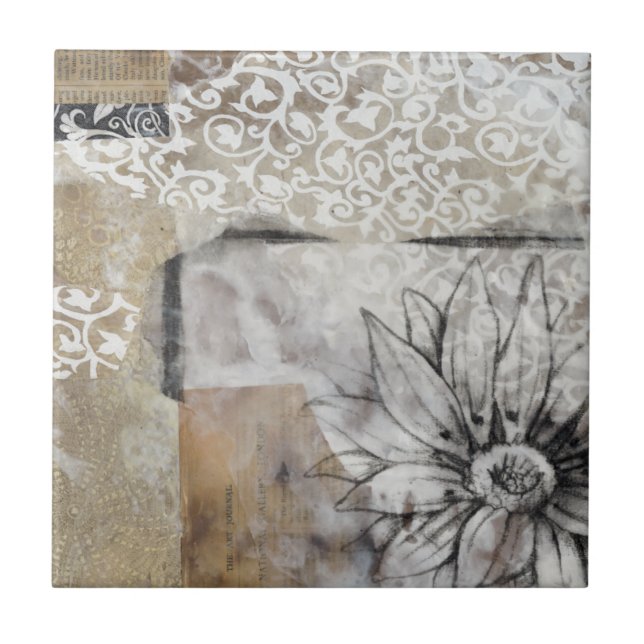 Azulejo Collage Fleur II (Frente)