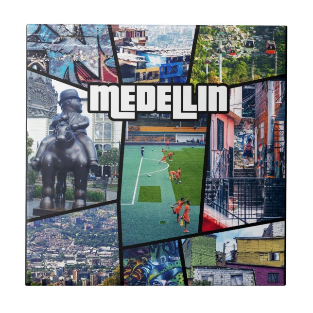 Azulejo Colombia Antioquia Medellin (Frente)