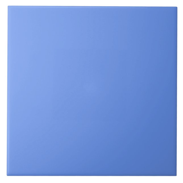 Azulejo Color azul sólido de Monet (Frente)