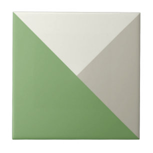 Azulejo Color Block Green Beige