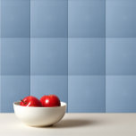 Azulejo Color claro azul polvoriento pastel<br><div class="desc">Diseño color pastel azul polvoriento y de color sólido.</div>