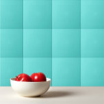 Azulejo Color claro del cristal de mar turquesa<br><div class="desc">Diseño de color claro de color turquesa de cristal de mar.</div>