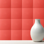 Azulejo Color claro puesta de sol naranja coral rojo<br><div class="desc">Decoración de color claro naranja de la puesta de sol de coral diseño rojo.</div>