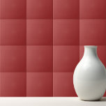 Azulejo Color claro quemado rojo<br><div class="desc">Diseño rojo quemado de color claro.</div>