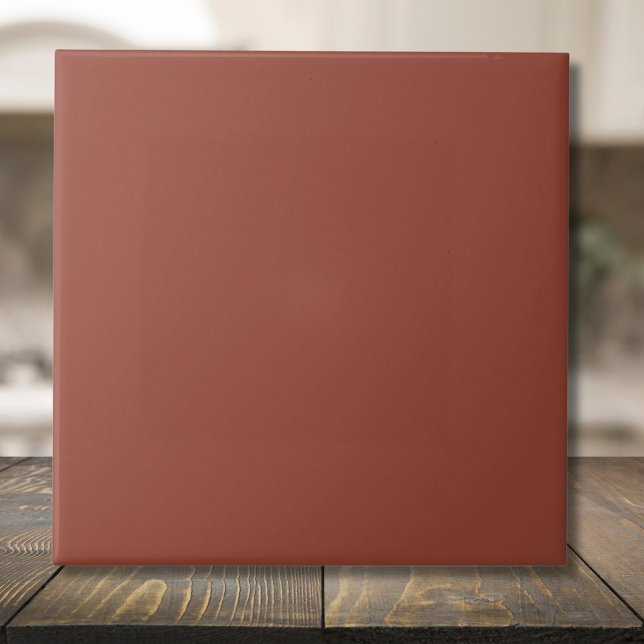 Azulejo Color de color marrón castaño | Clásico Elegante (Subido por el creador)