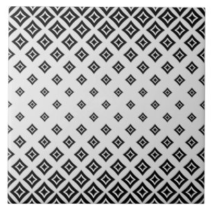 Azulejo Color de fondo gris y patrón cuadrado geométrico