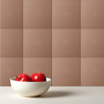 Azulejo Color liso de color sólido que almendra tostada<br><div class="desc">Diseño de almendras tostadas de color liso y sólido.</div>