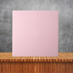 Azulejo Color minimalista de la planicie rosada sólido<br><div class="desc">Color minimalista de la planicie rosada sólido</div>