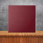 Azulejo Color minimalista rojo oscuro y sólido<br><div class="desc">Cocina y baño de color rojo oscuro minimalista</div>